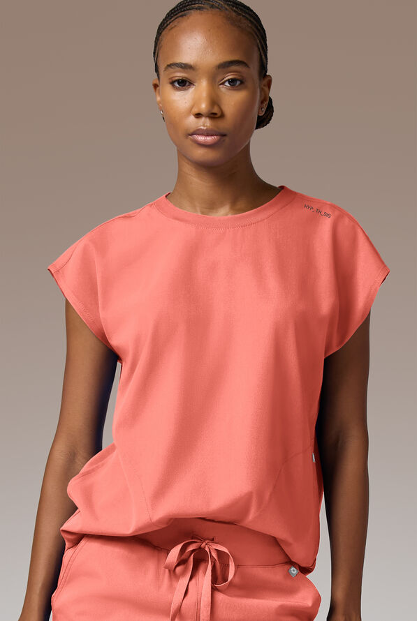 Edge Crew Top - Thermal Coral - 1