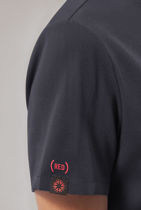 HYPOTHESIS (RED) BASE CREW SHIRT - Pewter - 3