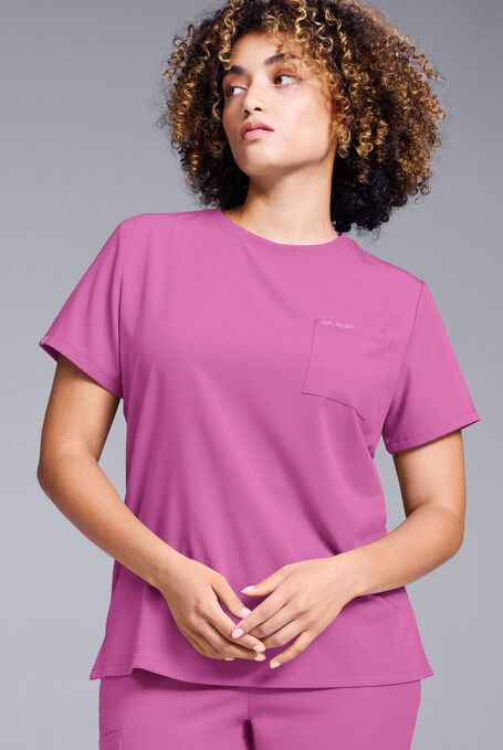 BASE CREW SHIRT - Magneta - 1