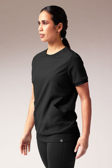 KENTICA CREW TOP - Jet Black - 3