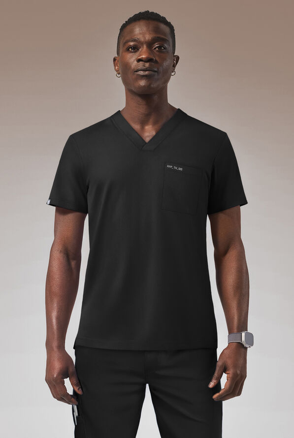 OMNI V SHIRT - Jet Black - 1