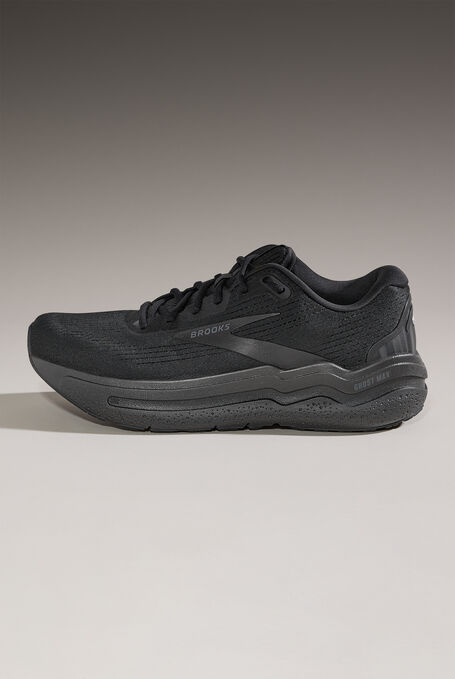 Zapatillas deportivas de enfermería Brooks Ghost Max 2 Black con cordones para hombre - null - 1