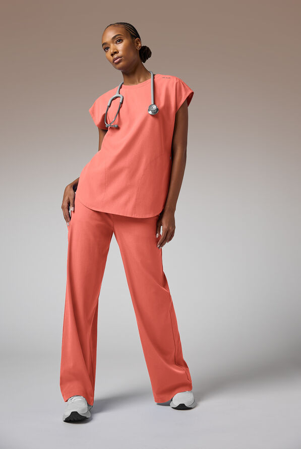 Edge Crew Top - Thermal Coral - 2