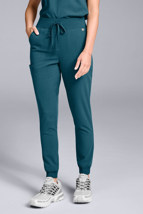 BASE 6 JOGGER - Petite - Caribbean Blue - 1