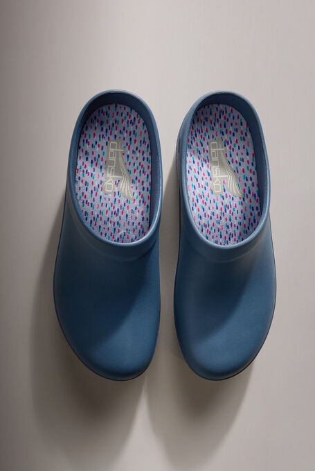 Zuecos Dansko Kaci SR Blue con talón abierto para mujer - Blue - 2