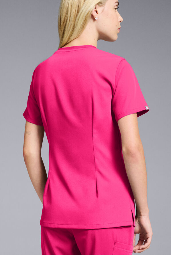 BASE CREW SHIRT - Reactive Pink - 5