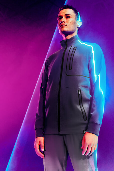 F-ZIP JACKET - Pewter/Jet Black - 8