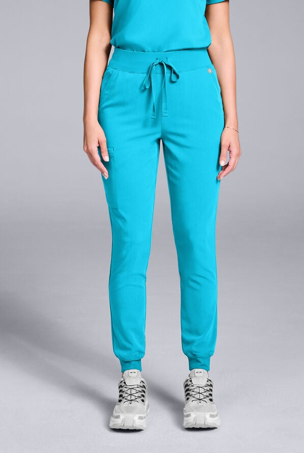 BASE 6 JOGGER - Regular - Turquoise - 1