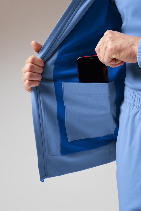 F-ZIP JACKET - Ceil/Royal - 7