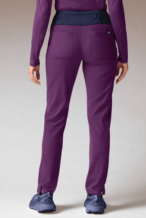 DYNAMA Y-PANT - Petite - Eggplant/Navy - 2