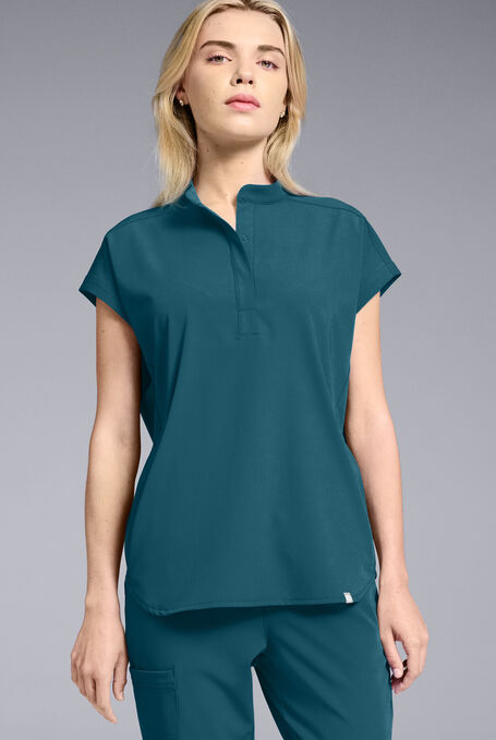 META O-S OVERSIZED SHIRT - Caribbean Blue - 1