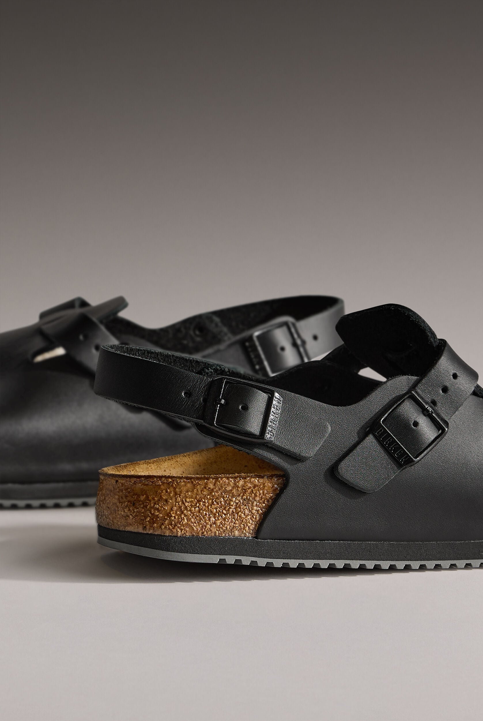 Birkenstock Unisex Tokyo Super Grip Black Clogs, Nursing Shoes