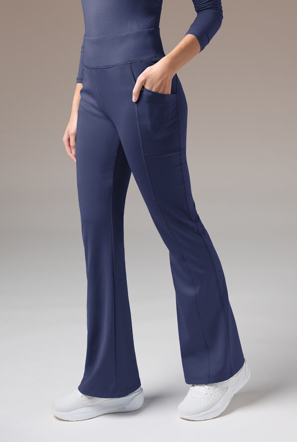 ALPHA K FLARE LEG PANT - Regular - Navy - 1