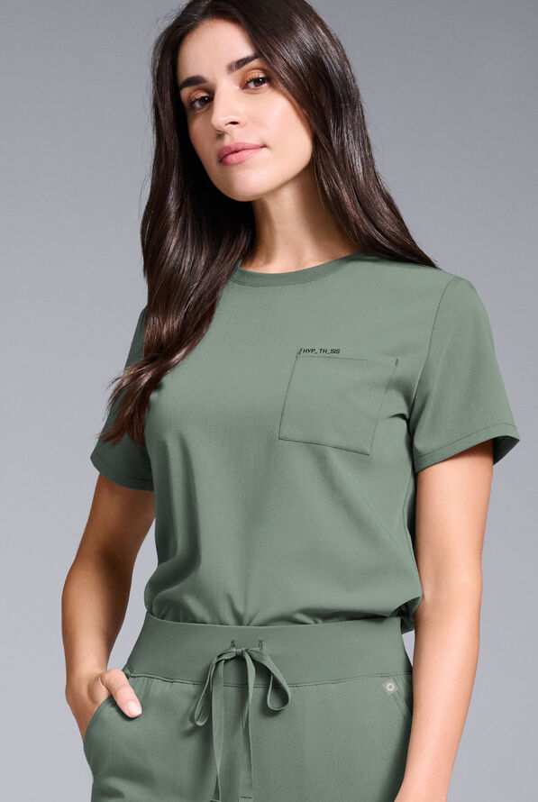 BASE CREW SHIRT - Mineral - 1