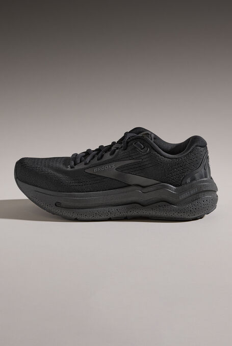 Brooks Women's Ghost Max 2 Black Athletic Lace Up Nursing Shoes - null - 1