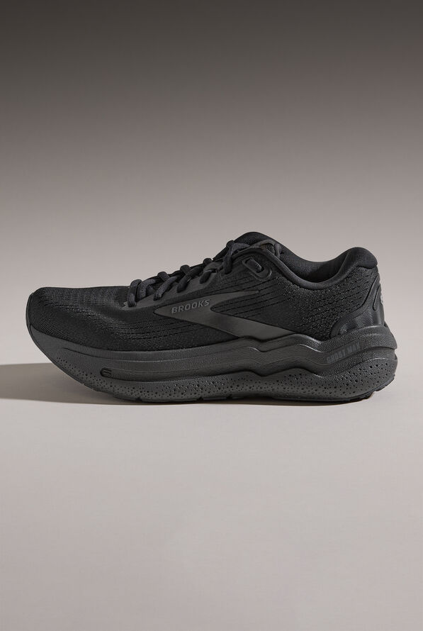 Brooks Women's Ghost Max 2 Black Athletic Lace Up Nursing Shoes - null - 1