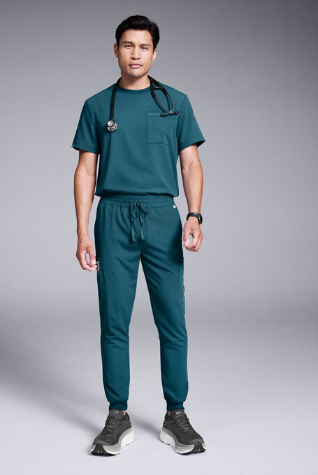 S-R SHIFT READY CREW SHIRT - Caribbean Blue - 2