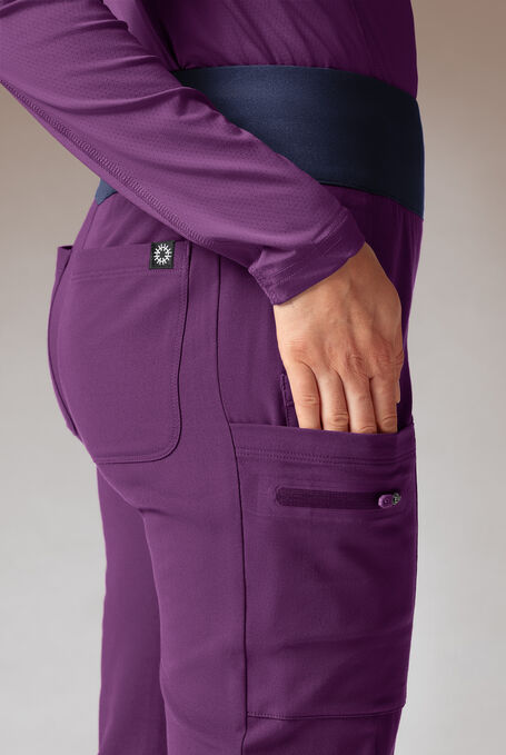 DYNAMA Y-PANT - Regular - Eggplant/Navy - 4