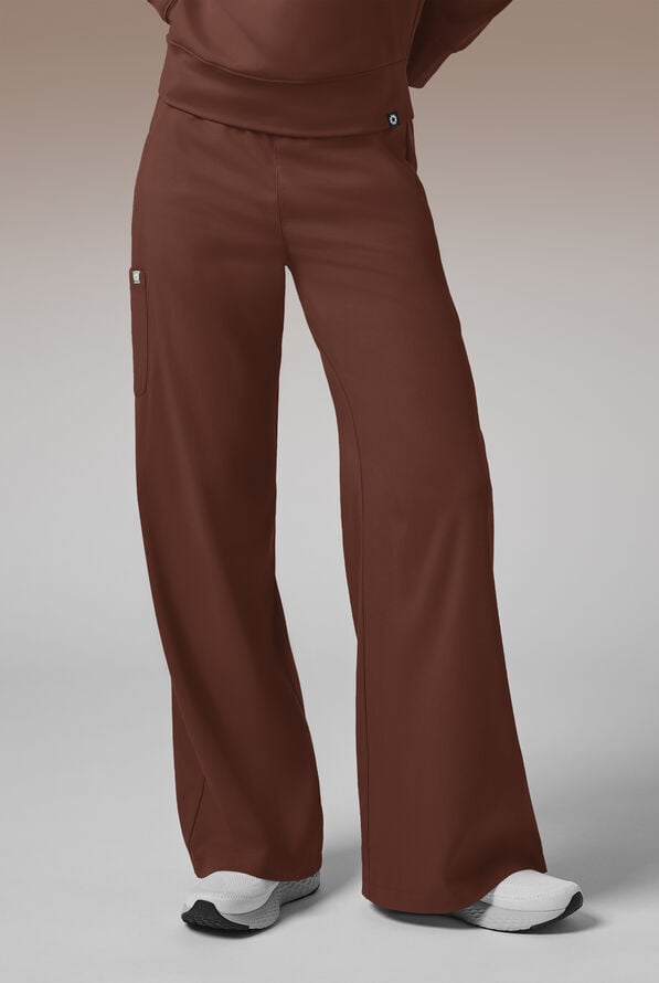 Y-Band Wide Leg Pant - Regular - Regular - Bitter Chocolate - 1