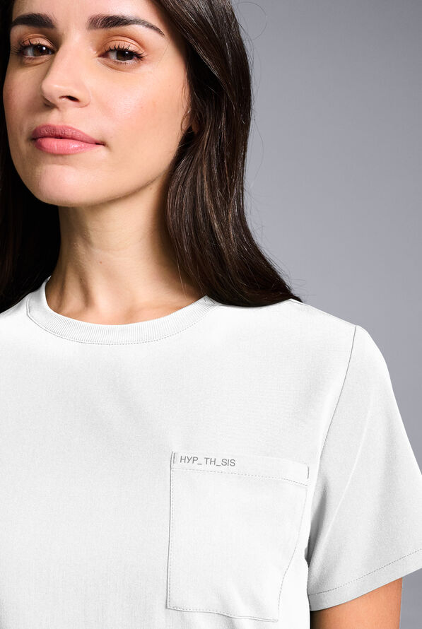 BASE CREW SHIRT - White - 3