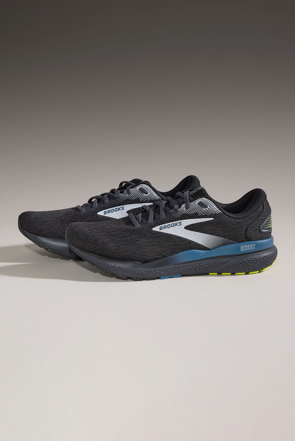 Brooks Ghost 16 Mens Size 12 Running Shoes DNA LOFT Black Blue Comfort Sneakers Brooks Men main image 4