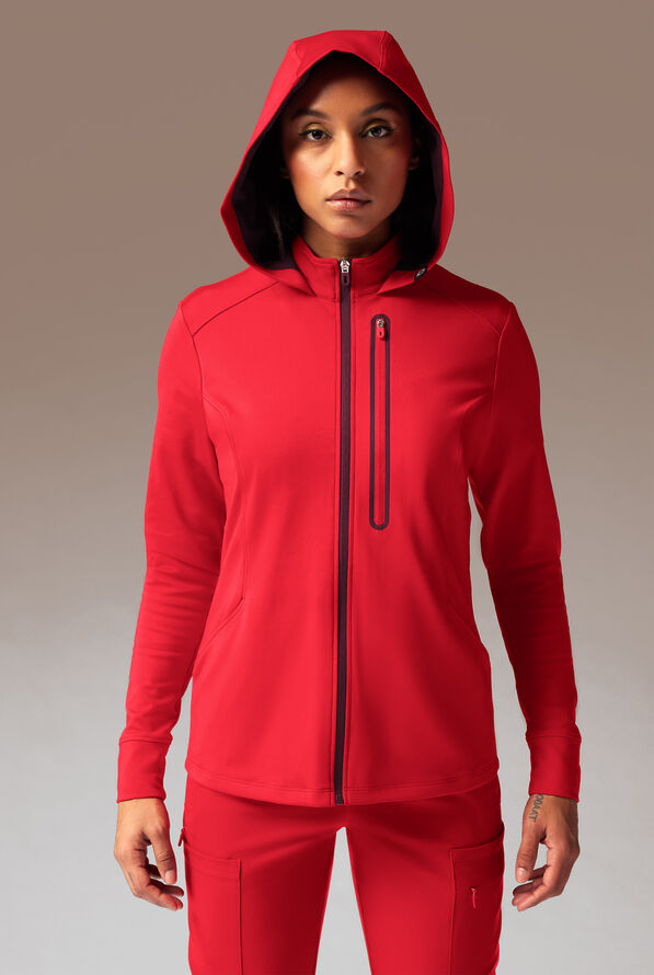 SUPER-DERMAL HOODIE - Hemoglobin/Wine - 2