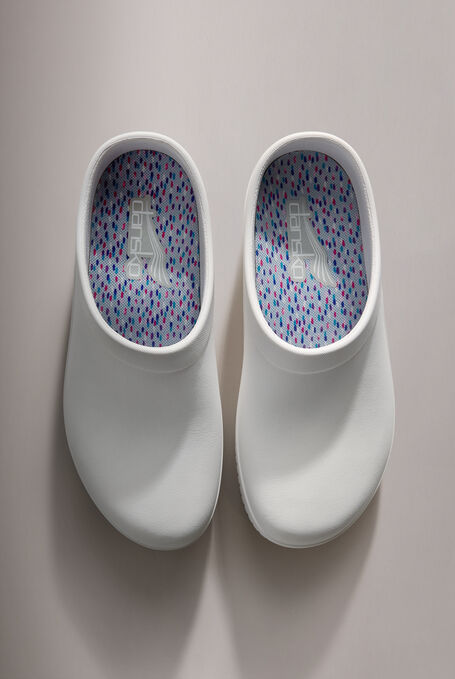 Dansko Women's Kaci SR White Backless Clogs - White - 2