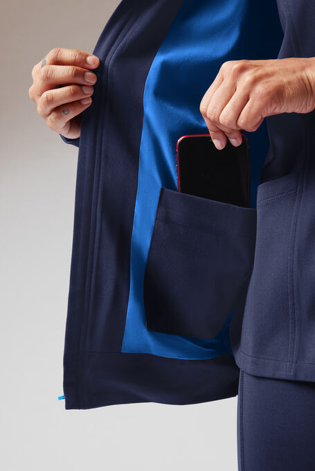 F-ZIP JACKET - Navy/Royal - 6