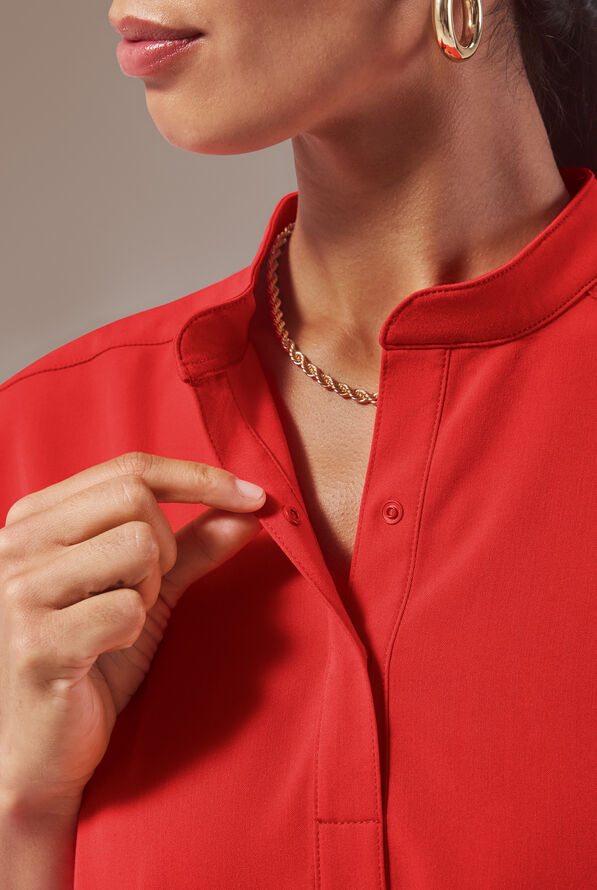 HYPOTHESIS (RED) META 0-S OVERSIZED SHIRT - (Red) - 4