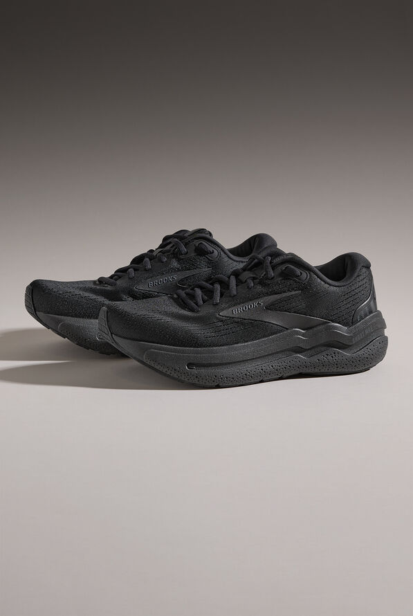 Brooks Women's Ghost Max 2 Black Athletic Lace Up Nursing Shoes - null - 3