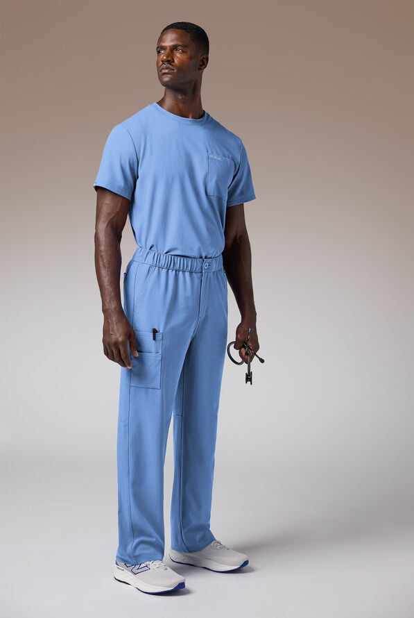 SYSTEM CARGO PANT - Ceil Blue - 2