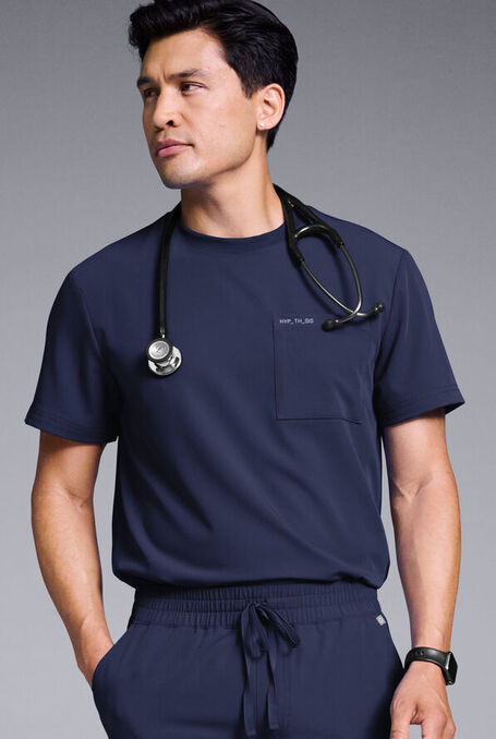 S-R SHIFT READY CREW SHIRT - Navy - 1