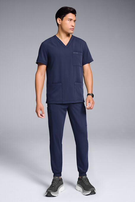 S-R SHIFT READY 4 SHIRT & 8 JOGGER - Navy - 2