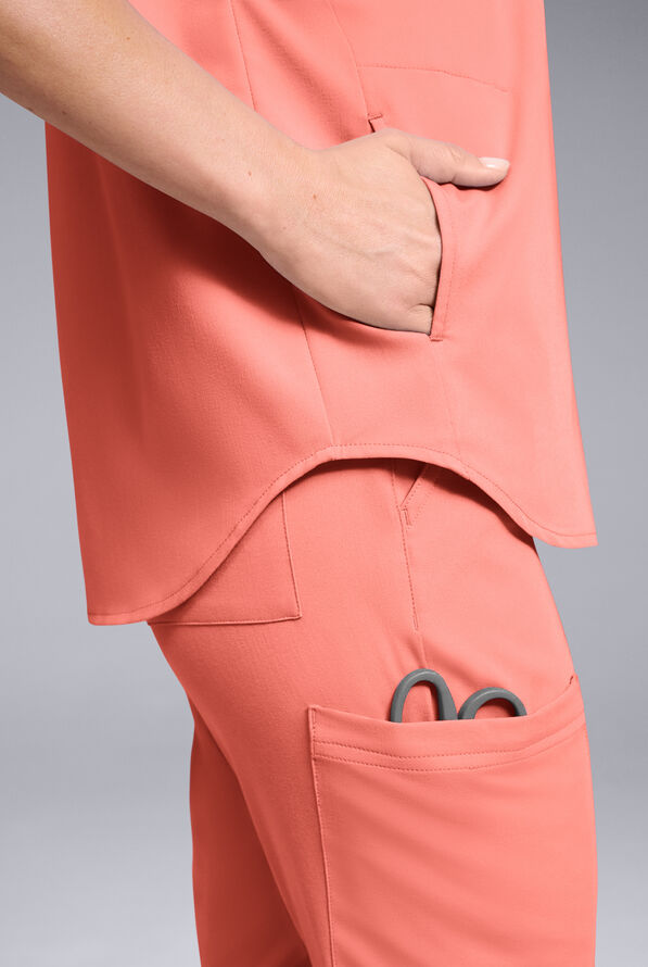 META O-S OVERSIZED SHIRT - Thermal Coral - 4