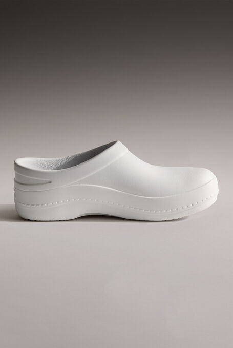 Dansko Women's Kaci SR White Backless Clogs - White - 6