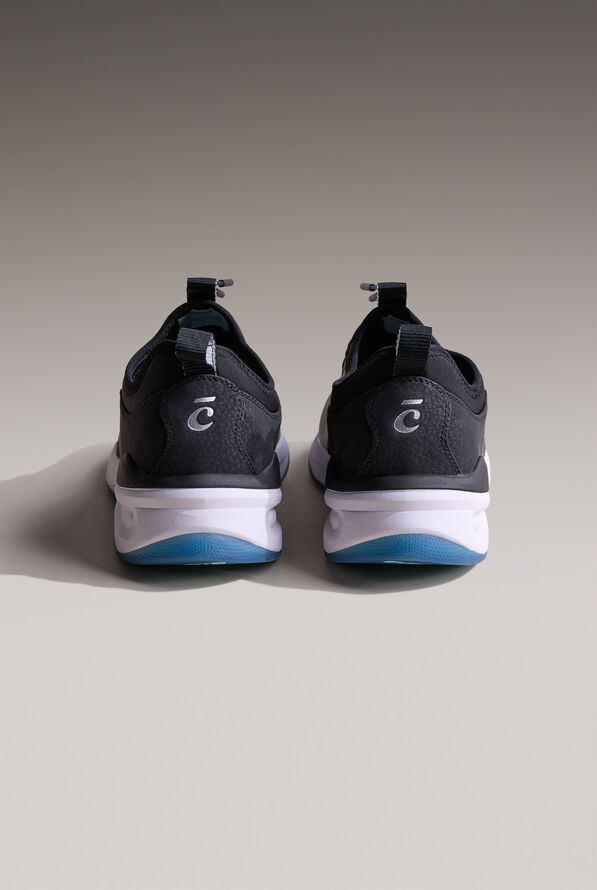 Clove Classic Night Shift Black/White Women's Bungee Athletic Shoe - Black/White - 4