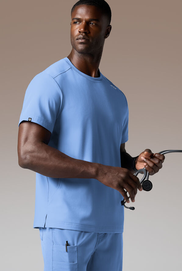 ALPHA CREW TOP - Ceil Blue - 1