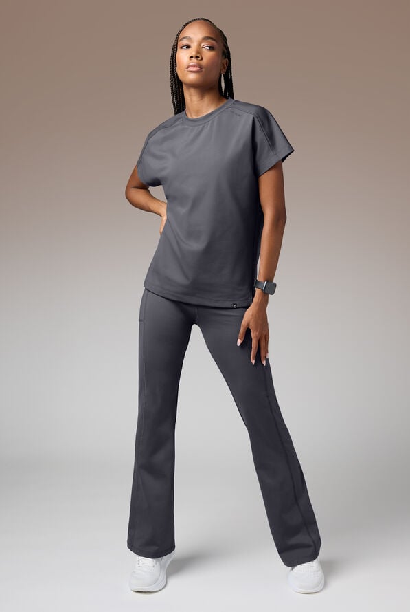 ALPHA K FLARE LEG PANT - Regular - Pewter - 2