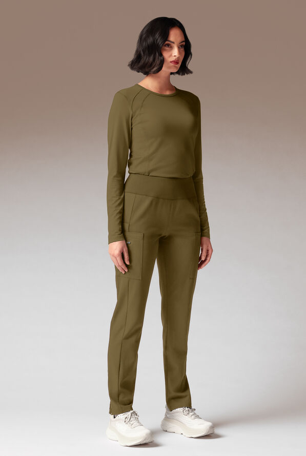 DYNAMA Y-PANT - Petite - Dark Moss - 3