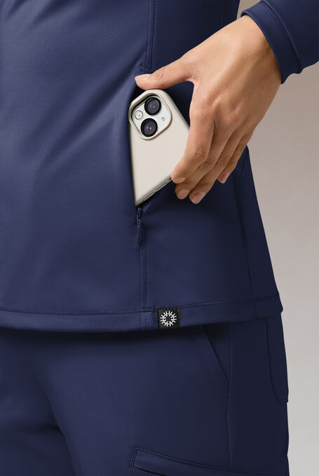 OMNI BASE K SHIRT - Navy/Royal - 3