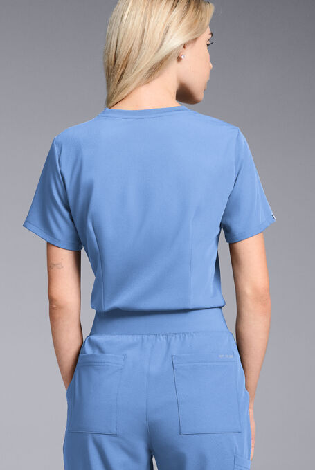 BASE CREW SHIRT - Ceil Blue - 4