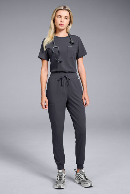 BASE CREW SCRUB SET - Pewter - 5