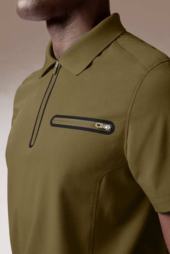 ALPHA SYSTEM SHIRT - Dark Moss/Jet Black - 4