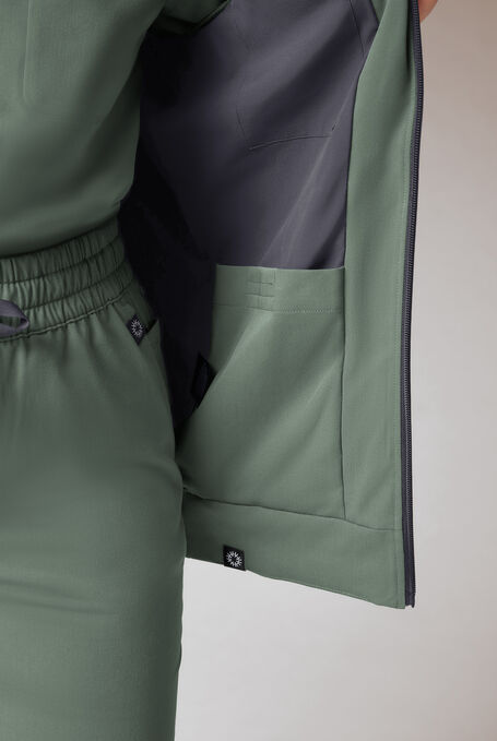 F-ZIP JACKET - Mineral/Pewter - 8