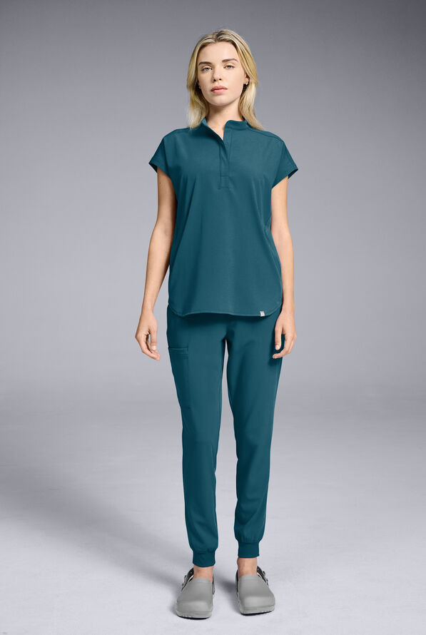 META O-S OVERSIZED Scrub Set - Caribbean Blue - 3