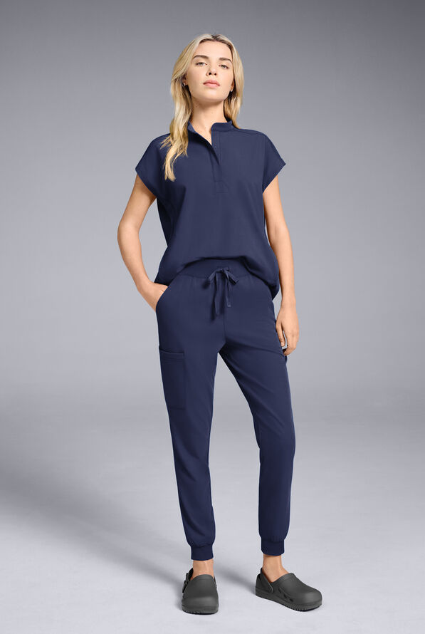 META O-S OVERSIZED Scrub Set - Navy - 2
