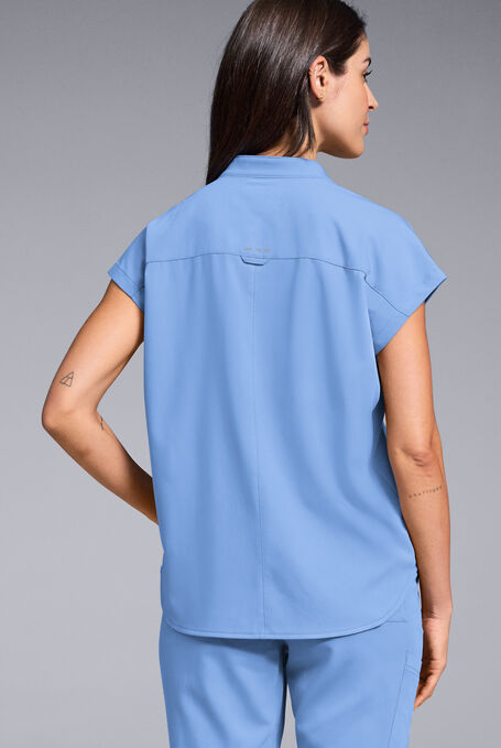 META O-S OVERSIZED SHIRT - Ceil Blue - 2