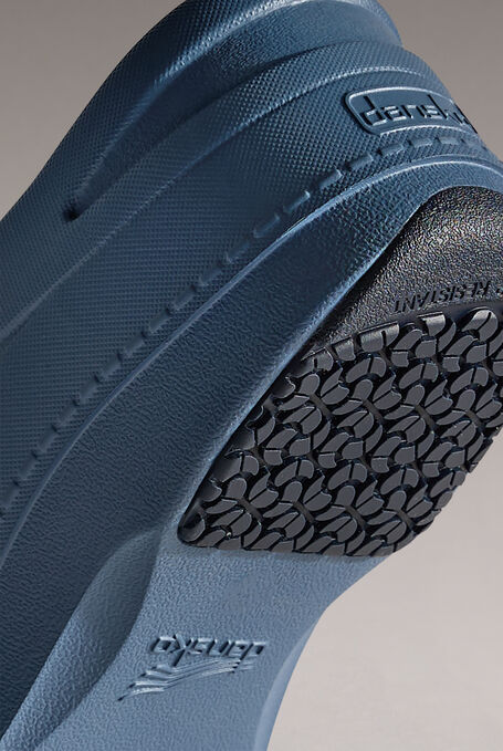 Dansko Women's Kaci SR Blue Backless Clogs - Blue - 7