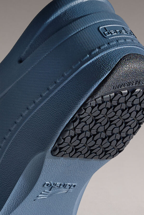 Dansko Women's Kaci SR Blue Backless Clogs - Blue - 7