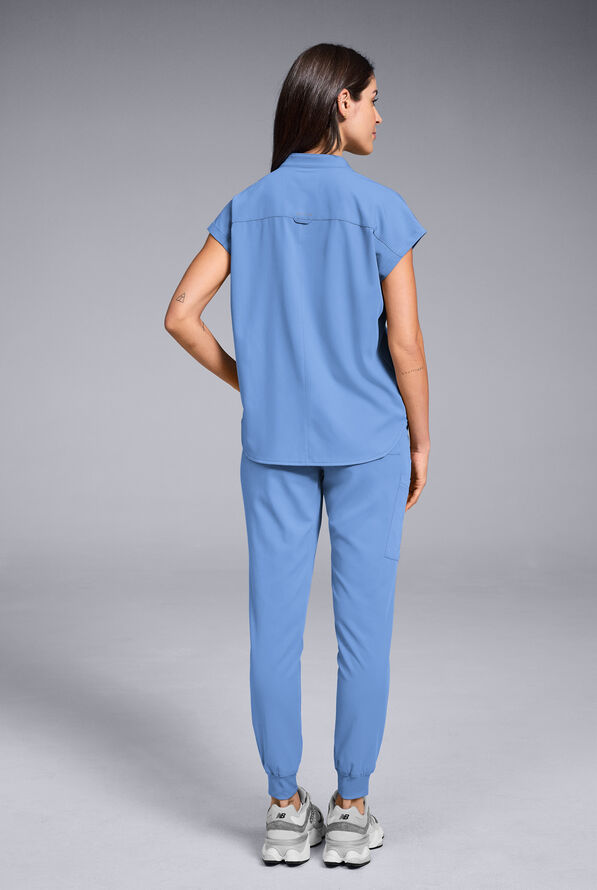 META O-S OVERSIZED Scrub Set - Ceil Blue - 4
